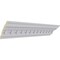 Ekena Millwork 3 1/2"H x 3 7/8"P x 5 1/8"F x 94 1/2"L, (1 3/8" Repeat), Bulwark Dentil and Rope Crown Moulding MLD04X04X05BU - alternate 3